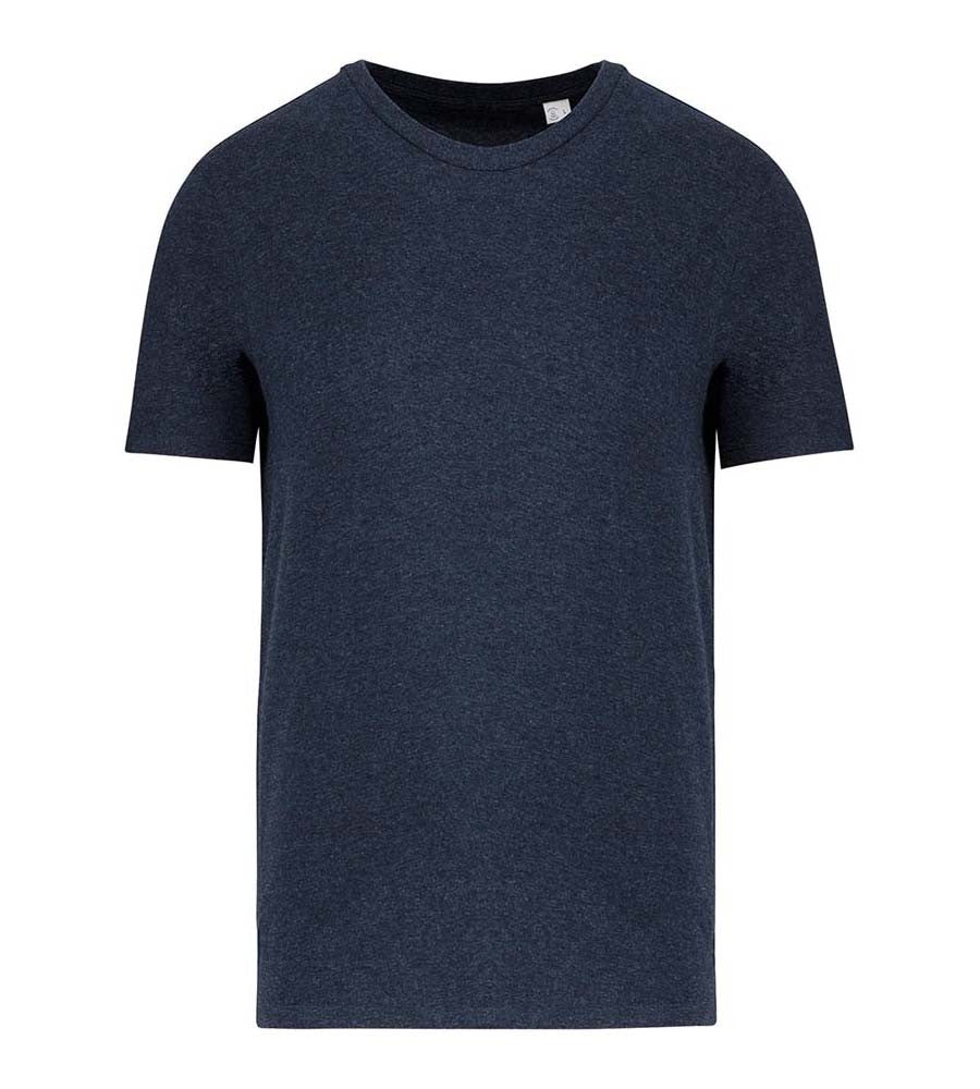 Organic Unisex T-Shirt | NAVY HEATHER BLUE